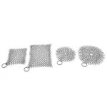 Cast Iron Grill Scraper Manufacturer - Stainless Steel Skillet Sponges
