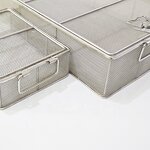 Mesh Basket with Cover Factory - 304 Precision Disinfection Basket