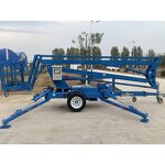 Boom Lift Manufacturer - OEM 10m-16m 200kg Towable Trailer Telescoping with Bucket