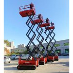 Scissor Lift Manufacturer - OEM 4m-12m 500kg Rough Terrain Tracked Hydraulic Electric