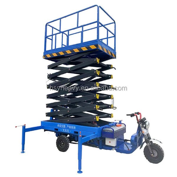 Electric Tricycle Scissor Lift Manufacturer - Factory Price 500kg Elevated Work Platform