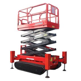 Scissor Lift Manufacturer - OEM 8m Automatic Crawler Vertical Aerial Elevating