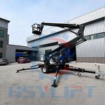 Boom Lift Manufacturer - OEM 10m-18m Articulating Towable Trailer with Hydraulic Arm