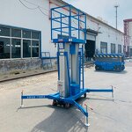 Aluminum Mast Lift Manufacturer - OEM with 360° Rotating Basket for Precise Positioning