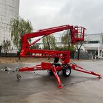 Boom Lift Manufacturer - China Factory Direct Sale 200kg Telescopic Electric Towable