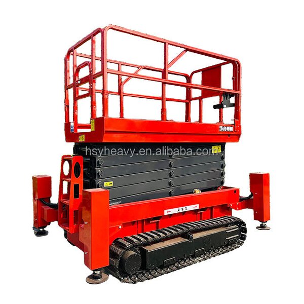 Scissor Lift Manufacturer - OEM 4m-14m 320kg Hydraulic Electric Mobile Crawler Table
