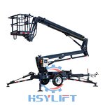 Boom Lift Manufacturer - OEM 10m-18m Articulating Towable Trailer with Hydraulic Arm
