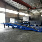 Dock Leveler Manufacturer - OEM 8t Electric Movable Mobile Loading Dock Ramp