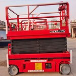 Scissor Lift Manufacturer - OEM All Terrain Self-Propelled with Pneumatic Tires Outdoor
