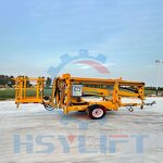 Boom Lift Manufacturer - OEM Electric Articulating Compact Trailer-Mounted Man Lift