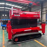 Scissor Lift Manufacturer - OEM 12m 500kg All-Terrain Tracked with Anti-Slip Platform