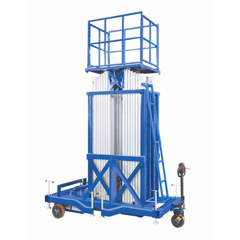 Aluminum Mast Lift Manufacturer - OEM 4m-14m Double Mast Power Scissor Tables Hydraulic