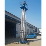 Aluminum Mast Lift Manufacturer - OEM 6m-14m 100-250kg Light Weight Hydraulic for Home