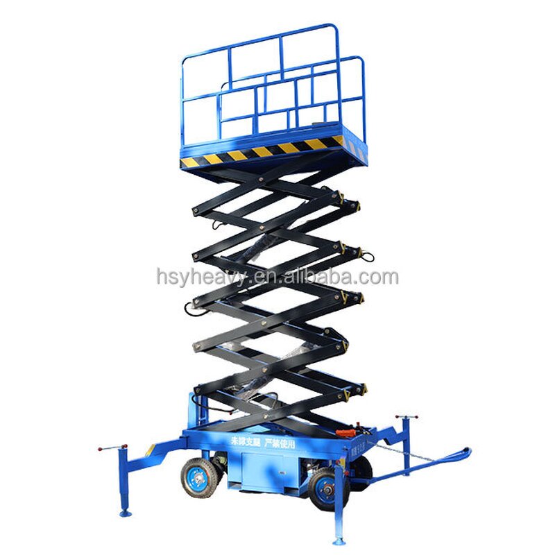 Scissor Lift Manufacturer - OEM 8m 12m Outdoor Manual Electric Hydraulic Towable