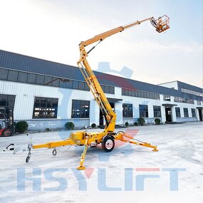 Boom Lift Manufacturer - OEM Electric Articulating Compact Trailer-Mounted Man Lift