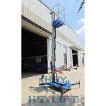 Aluminum Mast Lift Manufacturer - OEM Single Column 6m Height Indoor Maintenance