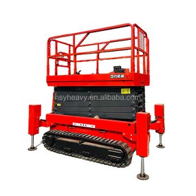 Scissor Lift Manufacturer - OEM 320kg 8m-14m Self-propelled Tracked Aerial Elevating