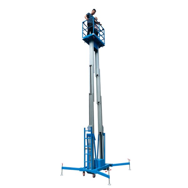 Aluminum Mast Lift Manufacturer - OEM Double Mast Self Propelled Electric Aerial