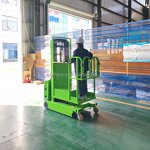 Order Picker Lift Manufacturer - OEM 4m 300kg Electric Self-propelled Vertical Mast