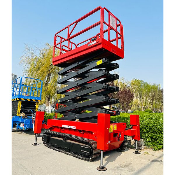 Scissor Lift Manufacturer - OEM 4m-12m 500kg Rough Terrain Tracked Hydraulic Electric