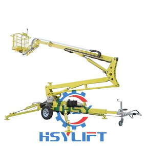 Boom Lift Manufacturer - OEM Electric Articulating Towable with 360 Degree Rotation