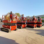 Scissor Lift Manufacturer - OEM 320kg 8m-14m Self-propelled Tracked Aerial Elevating
