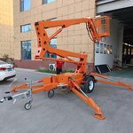 Boom Lift Manufacturer - Factory Price 10m-20m Folding Articulating Trailer Towable