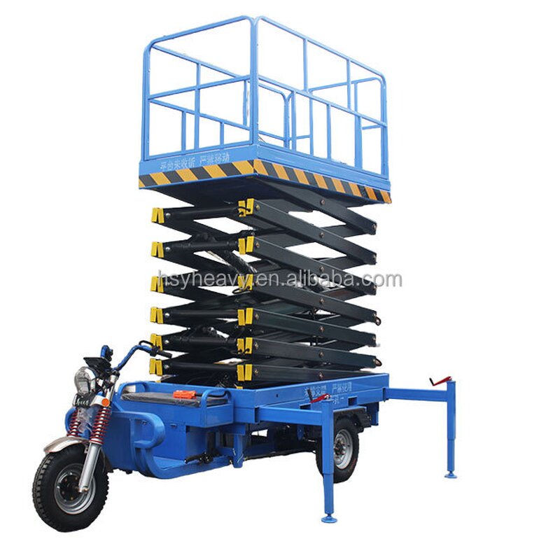 Electric Tricycle Scissor Lift Manufacturer - OEM China 500kg 8m Hydraulic Electric