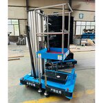 Aluminum Mast Lift Manufacturer - OEM 4m-10m Single Column Moving Folding Electric