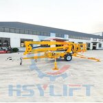 Boom Lift Manufacturer - Factory Direct Sale 10m 12m 360° Rotation Articulated Manlift