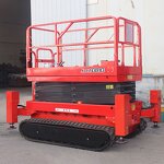Scissor Lift Manufacturer - OEM 14m 500kg Crawler Dual Power Electric for Construction