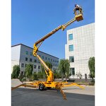 Boom Lift Manufacturer - OEM 10m-16m 200kg Towable Trailer Telescoping with Bucket