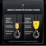 Electric Chain Hoist Manufacturer - OEM Safe 380V 1 Ton 3m Lift for Warehouse