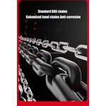 Electric Hand Chain Hoist Manufacturer - OEM 1 Ton Steel Wire Rope for Home Use