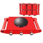Cargo Trolley Manufacturer - OEM Yellow Red Heavy Duty Industrial Moving Equipment