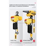 Electric Chain Hoist Manufacturer - OEM HHBB Heavy Duty for Home Use Steel Material