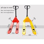 Hydraulic Pallet Jack Manufacturer - OEM 2500kg Manual Hand Pallet Truck 2.5 Ton