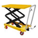 Hydraulic Lift Table Truck Manufacturer - OEM Manual Single Scissors Platform Cargo Lift