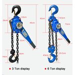 Hand Lever Block Manufacturer - OEM 1.5 Ton 1.5m Lever Block Chain Hoist