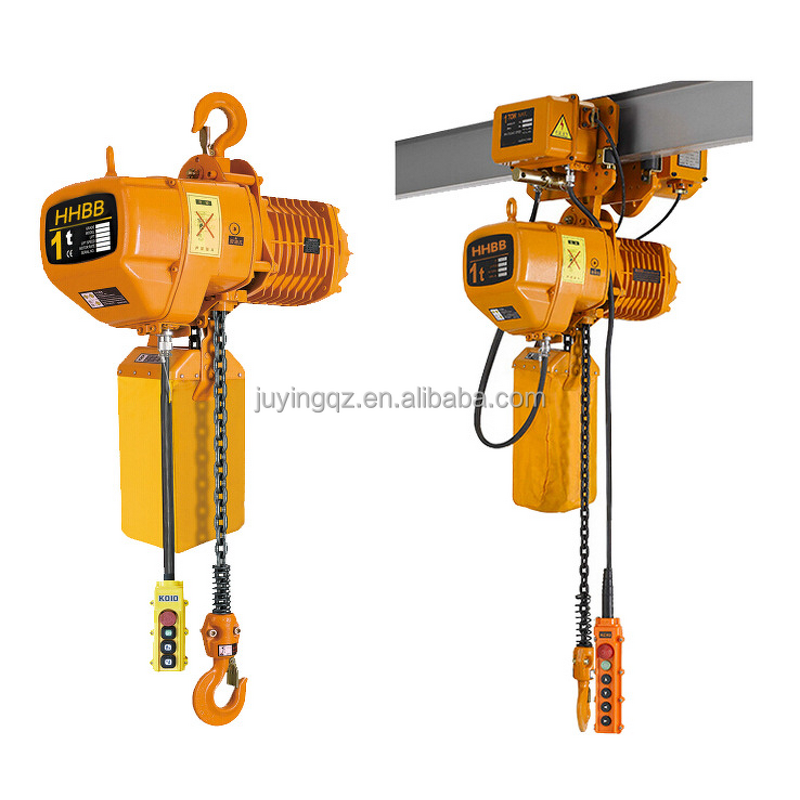 Electric Chain Hoist Manufacturer - OEM Safe 380V 1 Ton 3m Lift for Warehouse