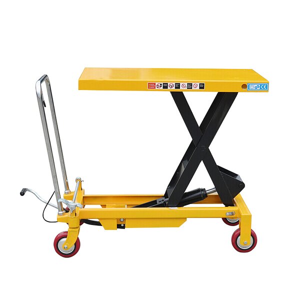Hydraulic Lift Table Truck Manufacturer - OEM Manual Single Scissors Platform Cargo Lift