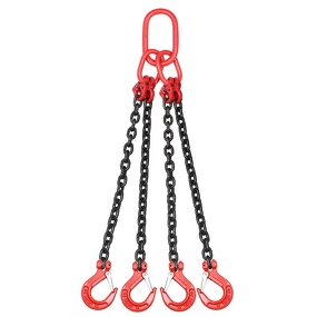 Chain Sling Manufacturer - OEM Alloy Steel Metal 4 Leg Lifting Chain Sling