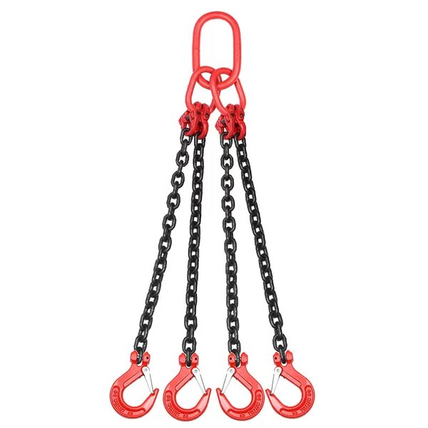 Chain Sling Manufacturer - OEM Alloy Steel Metal 4 Leg Lifting Chain Sling