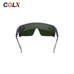 Welder Glasses Manufacturer - OEM CGLX Custom Blue Lens Antifog Antiscratch for Laser