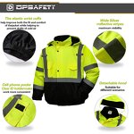 Safety Jacket Manufacturer - OEM DPSAFETY Men's Reflective Hi-Vis ANSI/ISEA 107-2020