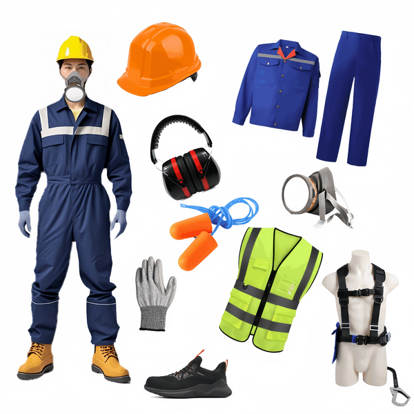PPE Suit Manufacturer - OEM Customize Workwear with Safety Glasses Harness Helmet