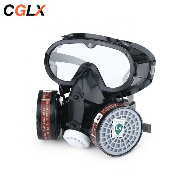 Protective Mask Manufacturer - OEM CGLX PVC Silicone Mouth Nose Eye One-piece Glasses