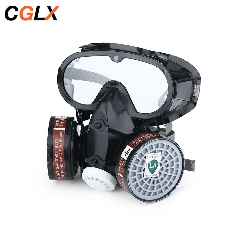 Protective Mask Manufacturer - OEM CGLX PVC Silicone Mouth Nose Eye One-piece Glasses