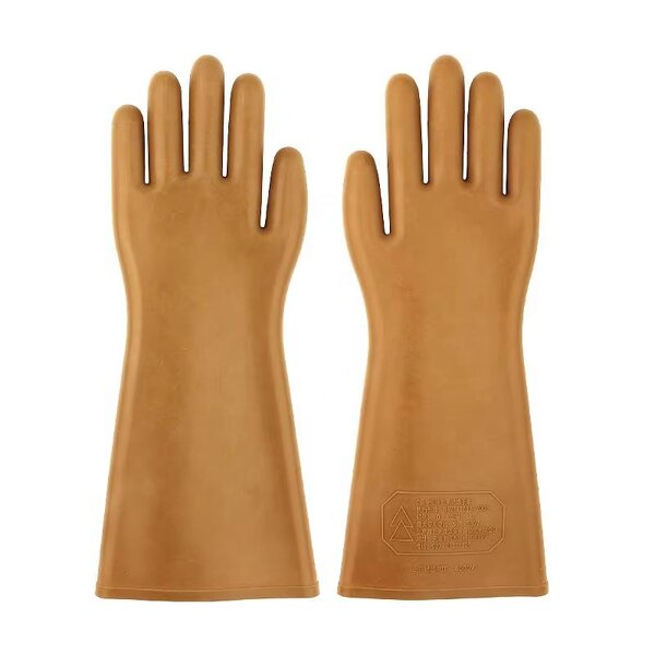 Insulated Gloves Manufacturer - OEM 00 Grade 5KV High Voltage Latex Electrical
