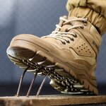 Safety Shoes Manufacturer - OEM CGLX Lightweight Breathable Anti-Stab Anti-smash High-top